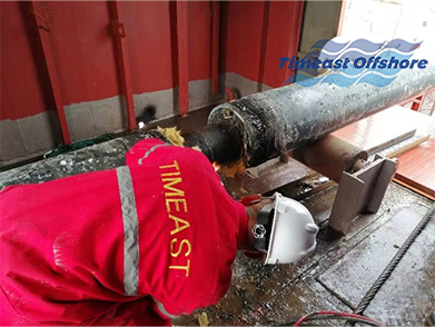 原渤西油氣處理廠登陸管道與高沙嶺港區10萬噸級航道一期工程及防波（bō）堤一期（qī）工程交叉影響區（qū）域部（bù）分（fèn）海底管（guǎn）道回（huí）收工程（2018年--中海油）