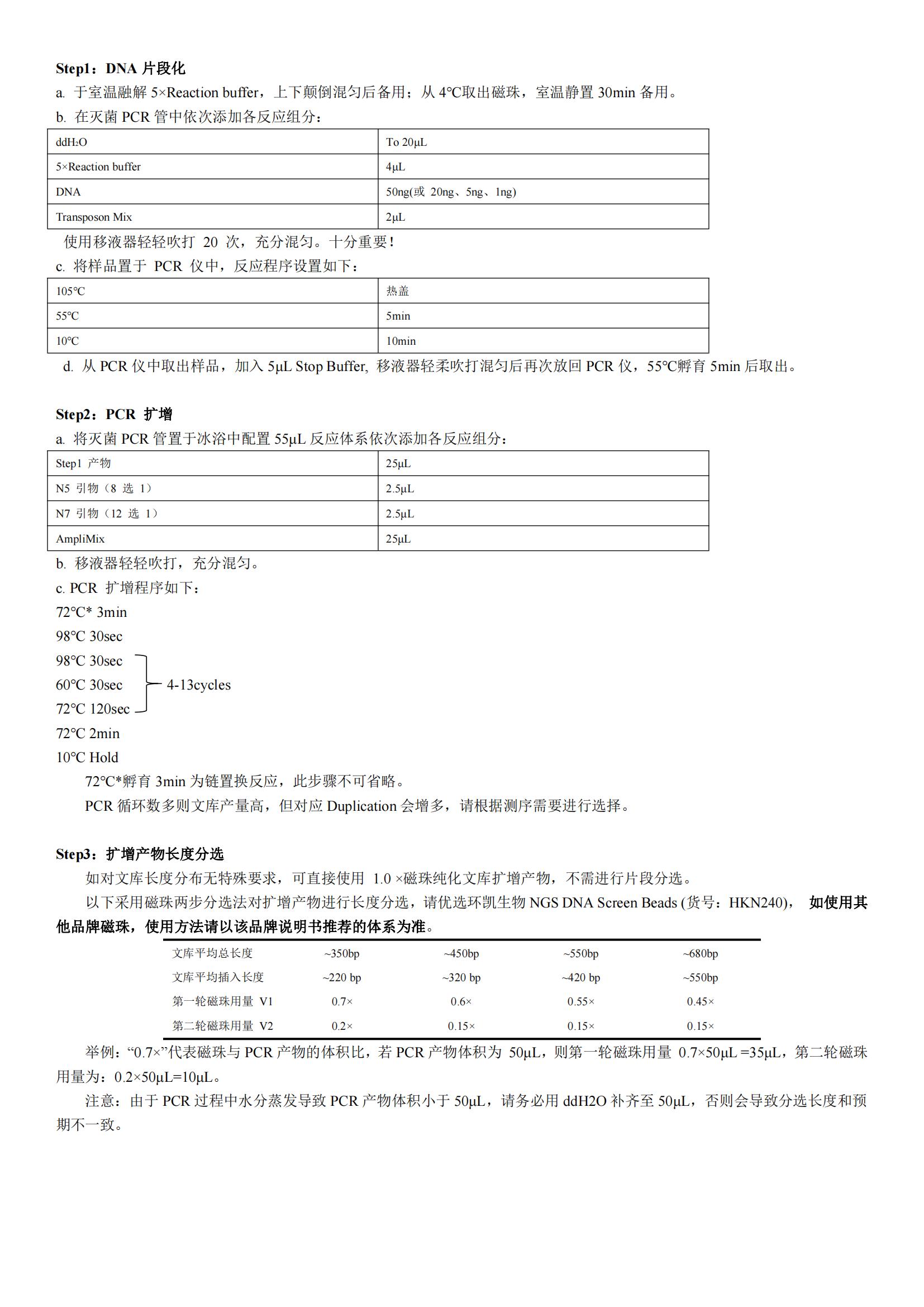 NGS DNA Library FlashPrep Kit for Illumina實(shí)驗流程