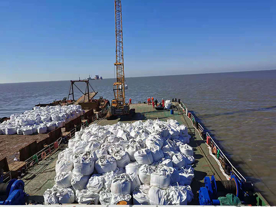 月東油田海底管道懸空裸露治理工程開工！